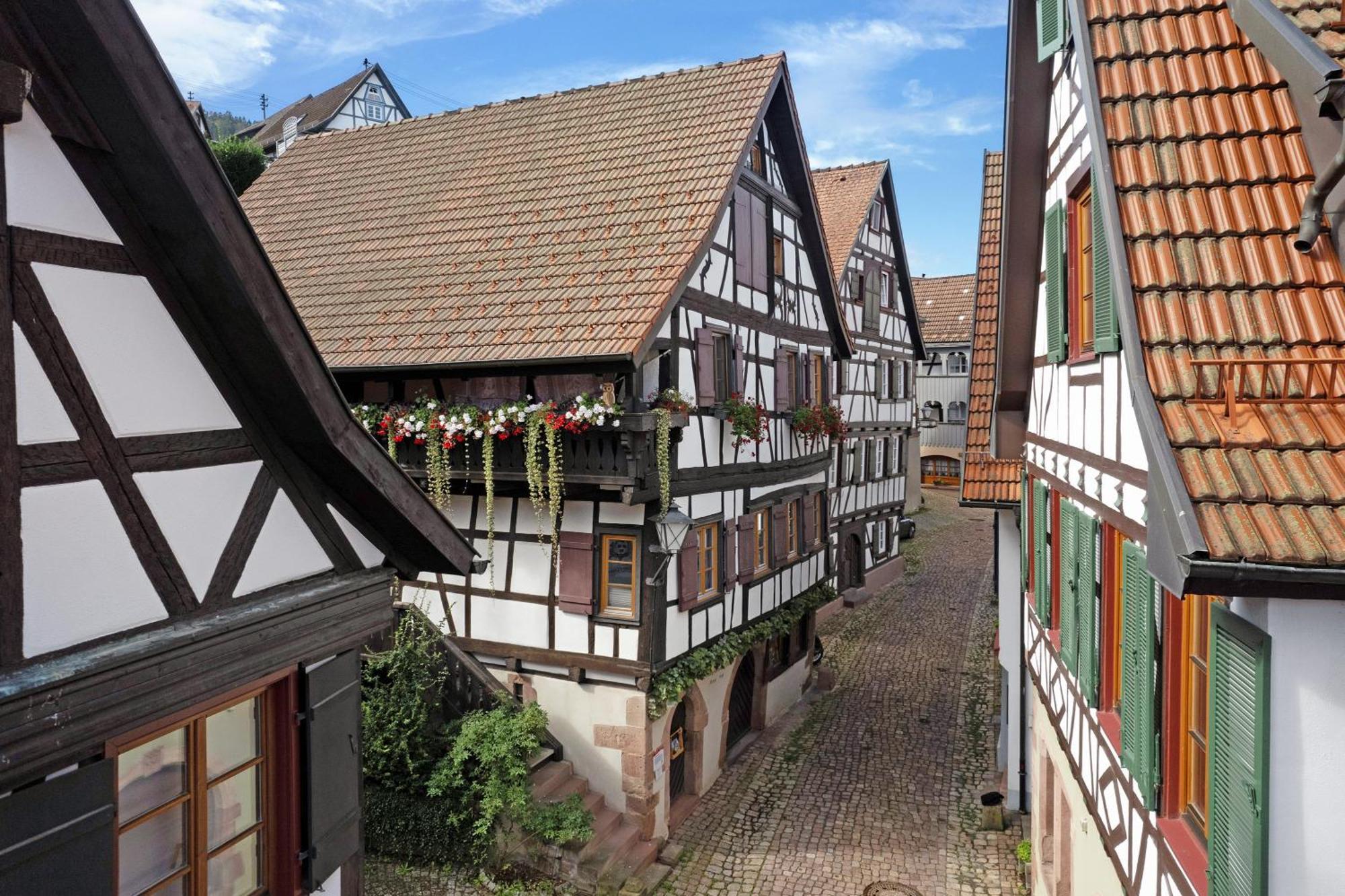 Strumpfweberhaus Schiltach Exterior foto